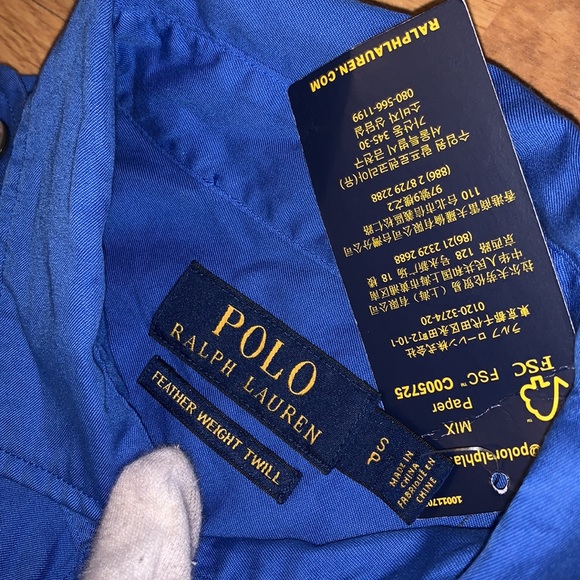 Polo by Ralph Lauren Feather Weight Twill Shirt - Picture 4 of 8